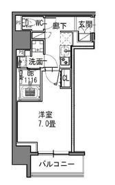 S-RESIDENCE新御徒町EAST (エスレジデンス新御徒町イースト) 601 間取り図