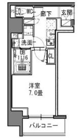 S-RESIDENCE新御徒町EAST (エスレジデンス新御徒町イースト) 1001 間取り図