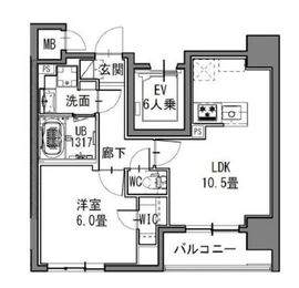 S-RESIDENCE新御徒町EAST (エスレジデンス新御徒町イースト) 703 間取り図