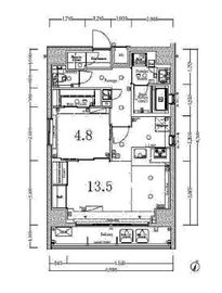 BPRレジデンス神田富山町 602 間取り図