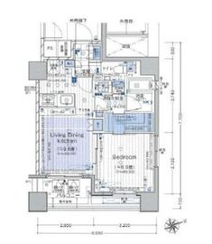 CONOE銀座イースト 8階 間取り図