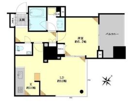 シティタワー池袋ウエストゲート 7階 間取り図