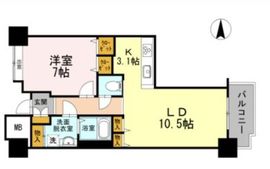 品川シーサイドビュータワー1 605 間取り図