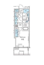 パークアクシス蔵前 1303 間取り図