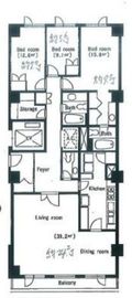 麻布テラスアパートメント 206 間取り図