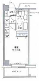 プライムアーバン豊洲 502 間取り図