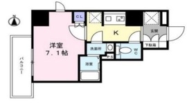 エムフラット秋葉原 601 間取り図