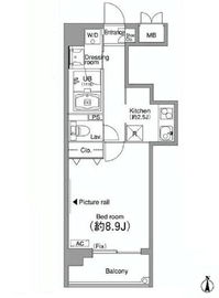ニッコーアパートメントハウス 304 間取り図
