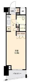 サンクタス市谷富久町ウエストテラス 3階 間取り図