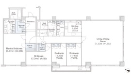 レジディア市谷砂土原 S502 間取り図