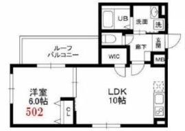 コンポジット門前仲町 502 間取り図