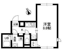 コンポジット門前仲町 301 間取り図