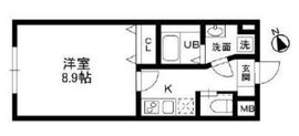 コンポジット門前仲町 303 間取り図