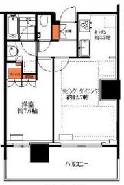 パークコート浜離宮ザ・タワー 5階 間取り図