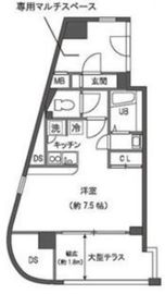 ベルア三宿 1003 間取り図