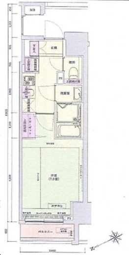 アイル銀座京橋壱番館 10階 間取り図