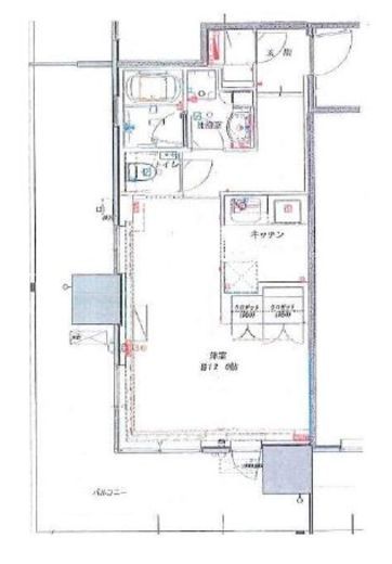 パークコート浜離宮ザ・タワー 8階 間取り図