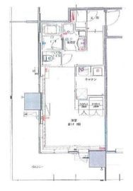 パークコート浜離宮ザ・タワー 8階 間取り図