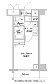 コンフォリア豊洲 408 間取り図