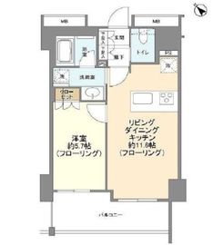 シェフルール文京茗荷谷 2階 間取り図