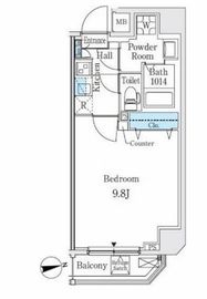 アーバン秋葉原イースト 202 間取り図