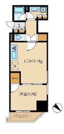 サンウッド東中野 12階 間取り図