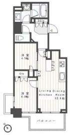 ザ・パークハウス赤坂レジデンス 11階 間取り図