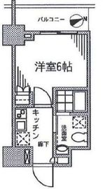 カスタリア門前仲町2 609 間取り図