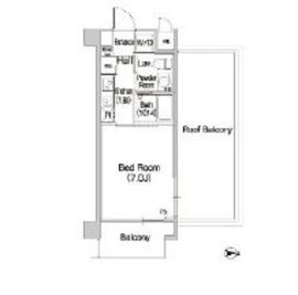 コンフォリア大森トロワ 208 間取り図