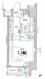 ベルシード門前仲町 202 間取り図