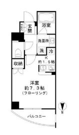 クオリア目黒大橋イースト 2階 間取り図
