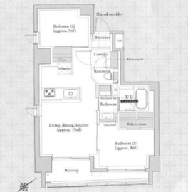 アルティザ東銀座 6階 間取り図