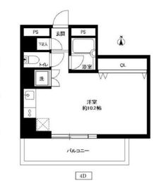 広尾ウエスト 4D 間取り図