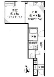 リベルタ東新宿 101 間取り図