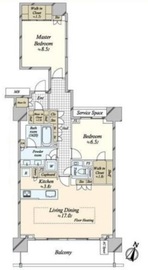 パークコート一番町 10階 間取り図