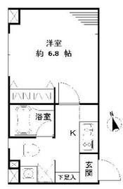 リベルタ東新宿 202 間取り図