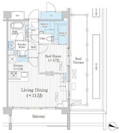 バウスステージ広尾 315 間取り図