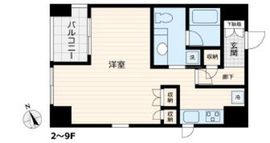 ボルト銀座レジデンス2 601 間取り図