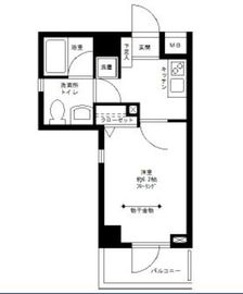 プライムアーバン白山 204 間取り図