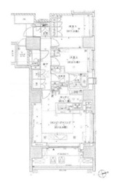 ザ・パークハウス新宿御苑 14階 間取り図