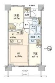 シティテラス代々木公園 7階 間取り図