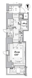 メイクスデザイン神楽坂 602 間取り図