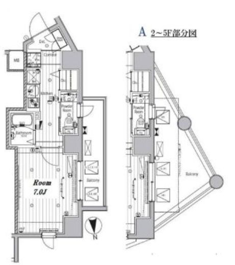 メイクスデザイン神楽坂 901 間取り図
