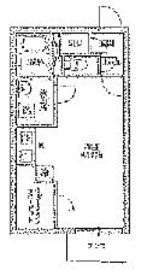 パセオ新宿 104 間取り図