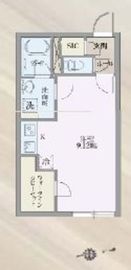 パセオ新宿 304 間取り図