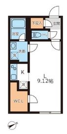 パセオ新宿 404 間取り図