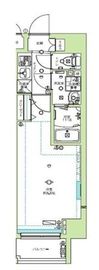 ラクラス中野富士見町 206 間取り図