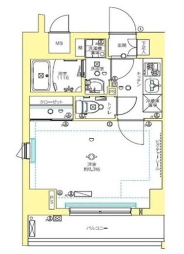 ラクラス中野富士見町 209 間取り図