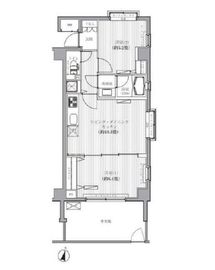 メゾンカルム西新宿 109 間取り図