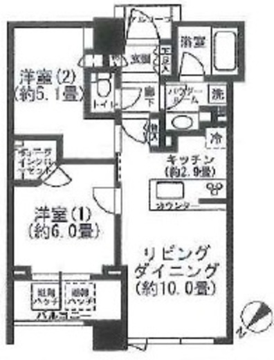 スカイフォレストレジデンス　タワー&スイート 4階 間取り図